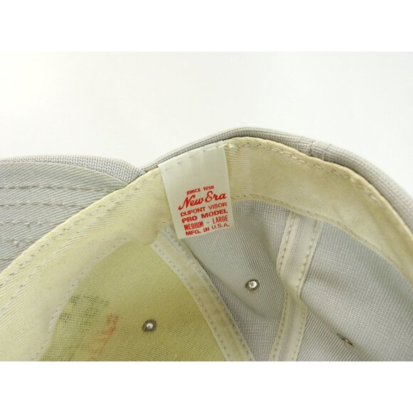 Rick Lancellotti Buffalo School of Baseball Cap Hat Gray Vintage New Era USA - Picture 7 of 8